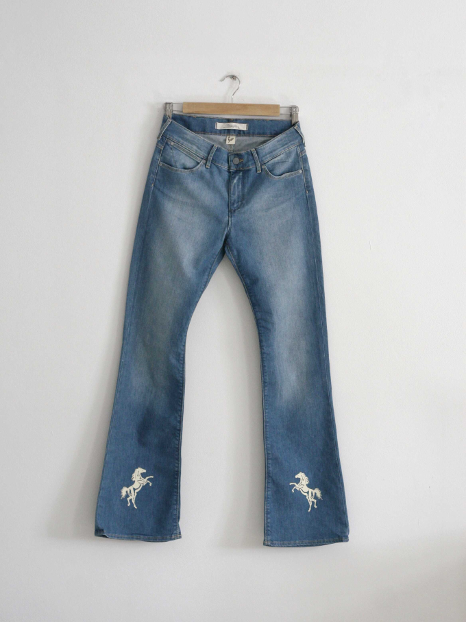 Džíny Wrangler s potiskem