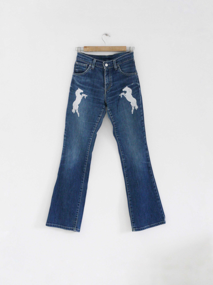 Džíny Levis s potiskem DR