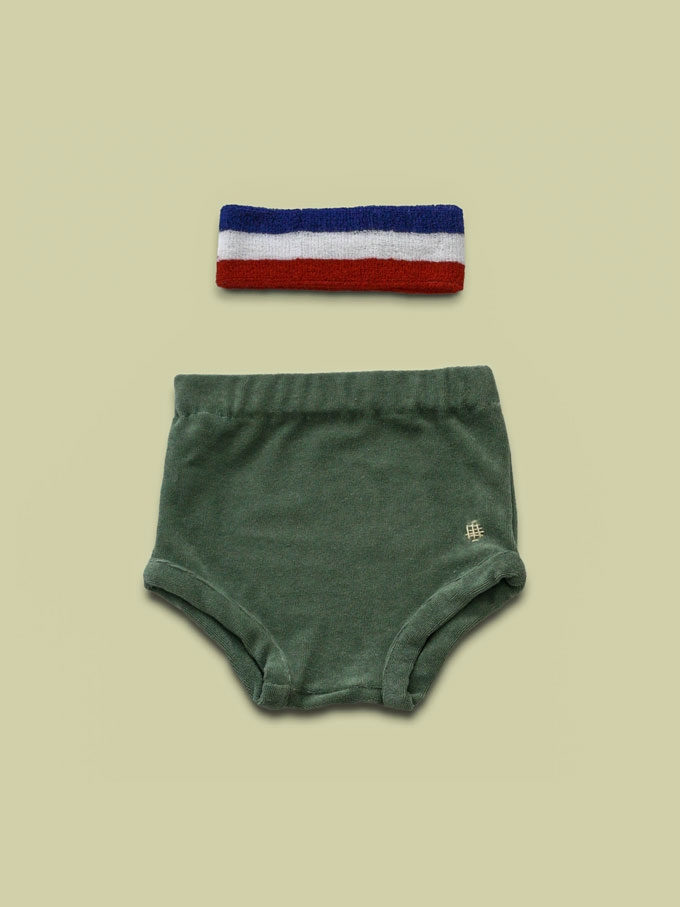 Froté trenky zelené